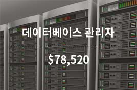 데이터베이스 관리자 연봉 $78,520